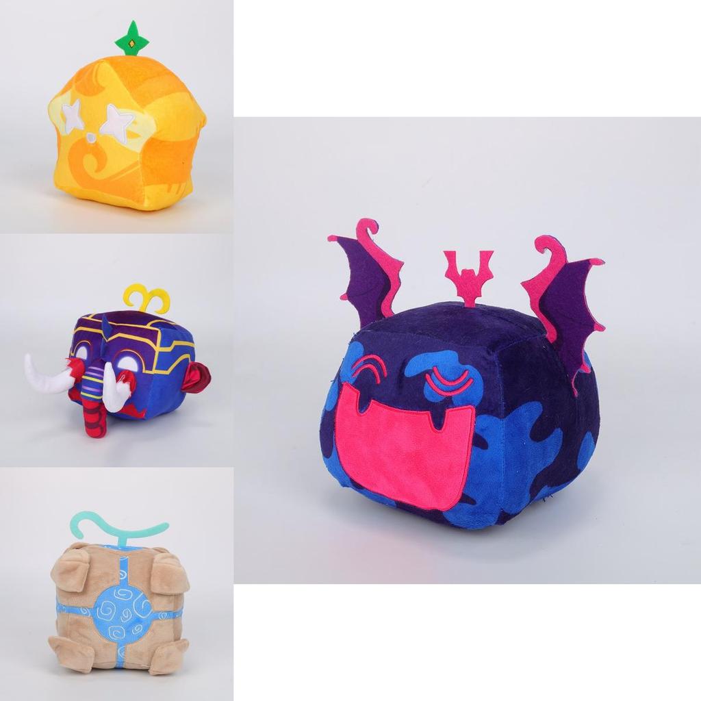 Blox Fruits Plush Toy Leopard Box Short Plush Stuffed Animal 15cm Height