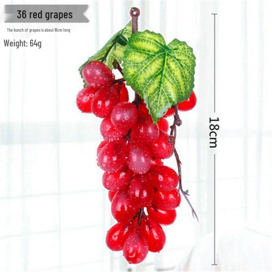 Artificial Grape Cluster: Fake Plastic Grapes for Indoor Decoration