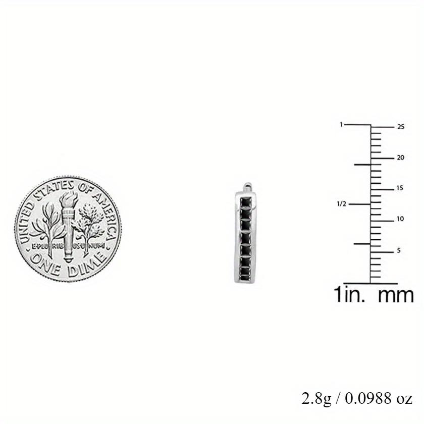 Black Awn Fashion Classic Black Hoop Earrings for Women Ladies Hoop Earrings