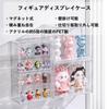 COZENTA Figure Display Collection Transparent Wall Mount Case, Case, PET, Shelf, Magnetic, (3 Tiers, 27x36x13cm)