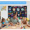 Craftstory Preschool Classroom Calendar Circle-Time Learning Center, My Daily for Toddlers Days-of-The-Week with 93 Homeschool Activities, Felt Board