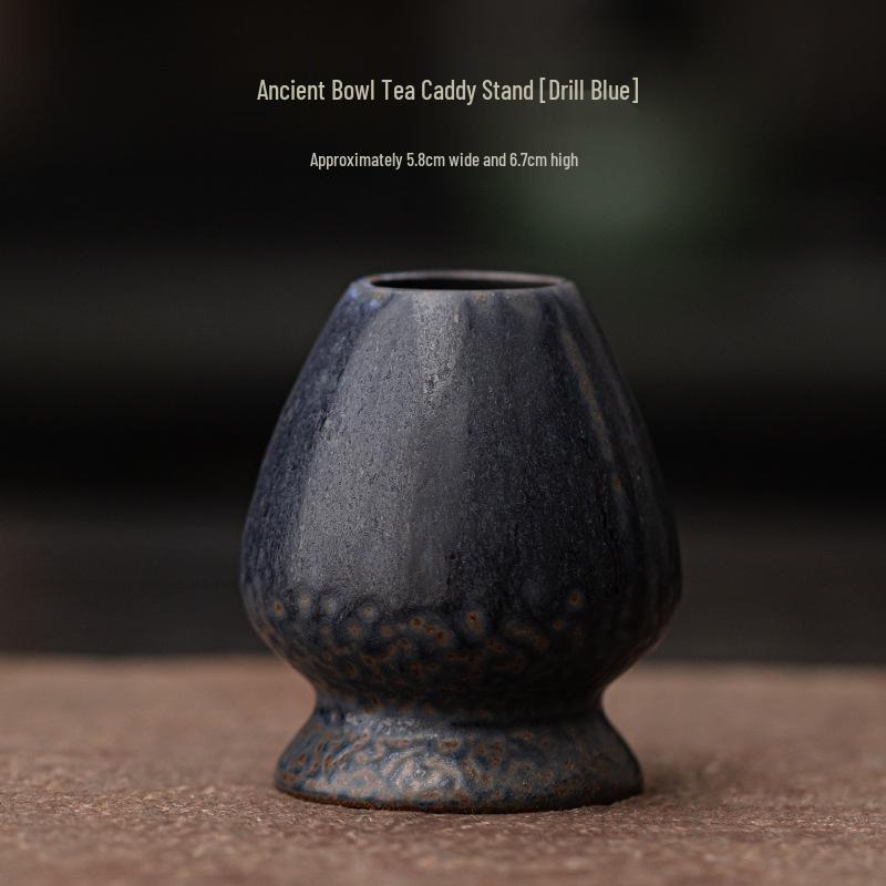 Song Dynasty Ceramic Matcha Set: Bowl, Whisk & Accessories