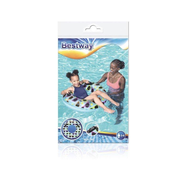 Inflatable Ring with Handles 76 Cm Designer Bestway 36057
