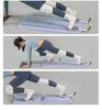 Foldable Multifunctional Fitness Board: Ab Trainer, Chest Muscle Trainer & Pilates Plank Device