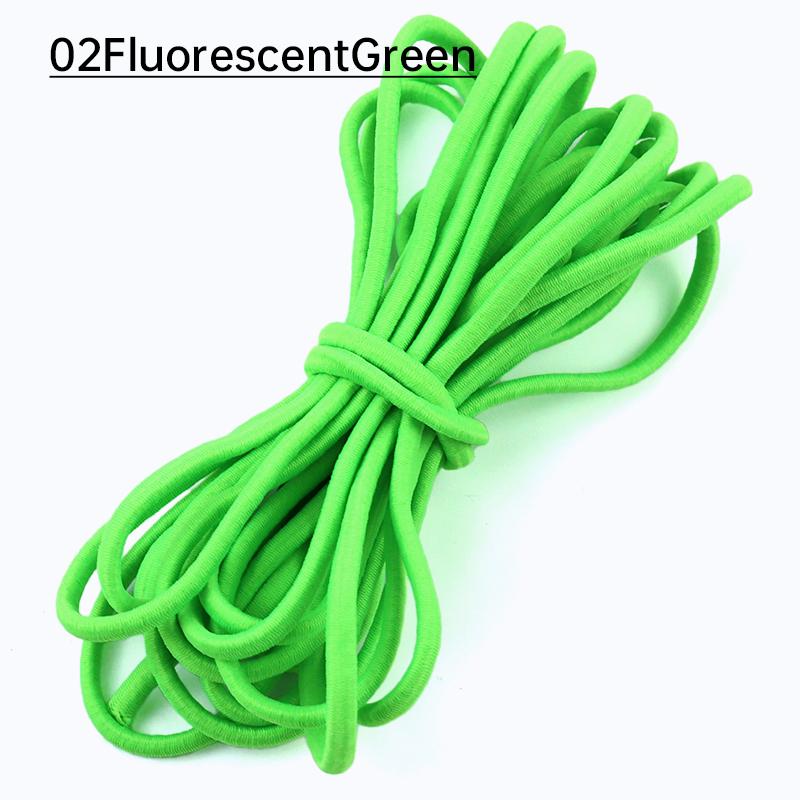 2/5/10Meters Meetee 5mm Elastic Ropes for Waistband Colored Rubber Band Clothes Bags Stretchable Cord Garment Sewing Accessories