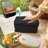 OptiPro Portable Lunch Large Lunch Picnic Box for and Unisex Oven, USB-Heated Box, Leak-Proof, Insulated, Capacity, Waterproof, Fast-Heating