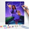 Disney oil painting magical starry night animal art painting home decoration