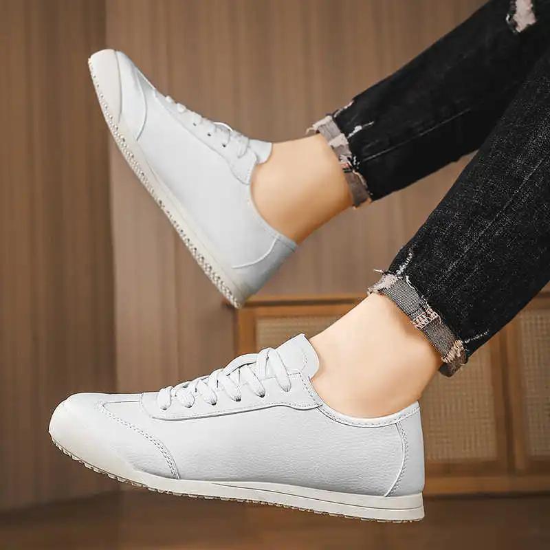 Flat-heeled Non-slip Sole Sneakers Design Vulcanize Boots Size 34 Black Shoes Men Sneakers Sport Sports-leisure Runner Best