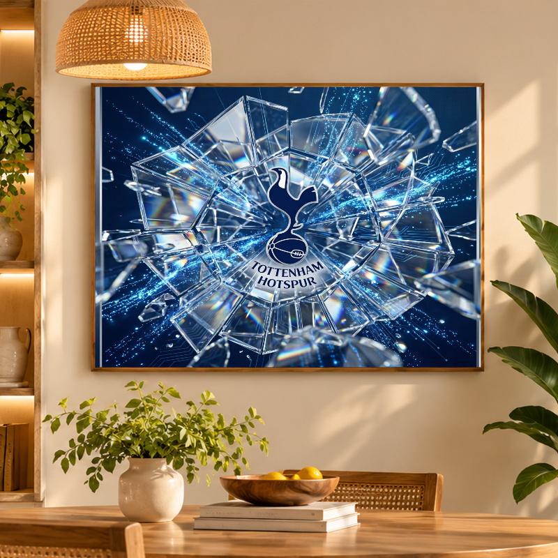 5D Diamond Painting Tottenham Hotspur DIY Full Drill Diamond Art Kit Home Decoration