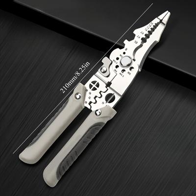 Crimper Kabelschneider, einstellbar, automatischer Abisolierer, multifunktionales Abisolieren, Crimpen, Terminal-Handwerkzeug