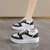 W3621 New Inner Height-increasing Casual Board Shoes 2025 Autumn Fashion Breathable Shoes Platform-soled Students Korean Version of Versatile Shoes
