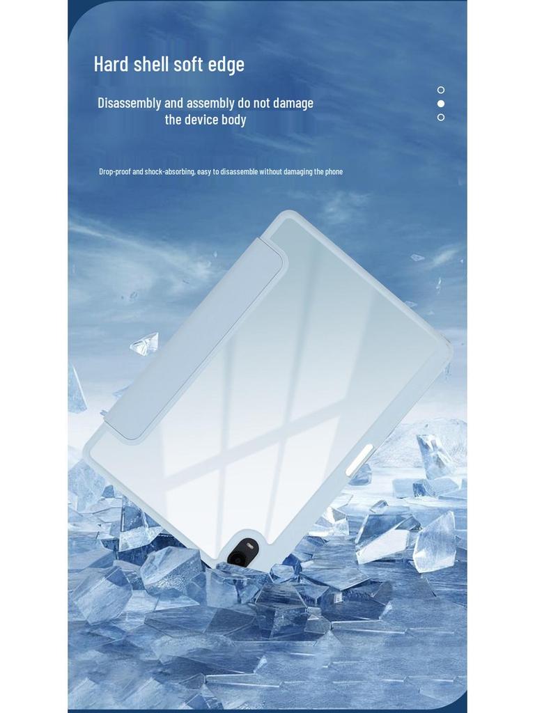 2022 OPPOpad 10.3-inch Acrylic Drop-proof Tri-fold Tablet Case