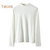 Women Bottoming Tops DE Velvet Self-Heating Thermal Top Half High Collar Long Sleeve Slim Fit Base Layer Shirt