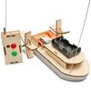 Students Creative Invention Technology Small Production DIY Remote Control Paddle Ship STEAM Educational Handmade Science And Education Toys