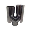 BMW X1 Titanium Black Dual Exhaust Tailpipe Set