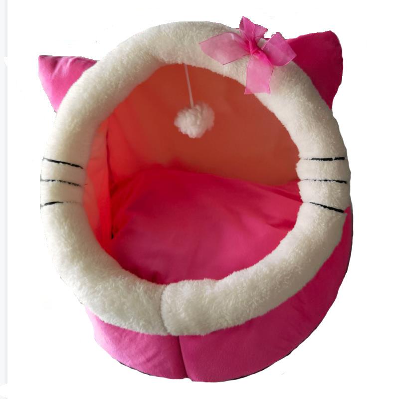 

Осень и Зима Кошачье Гнездо Мультяшное Гнездо Животного Домик для Собаки Полузакрытое Гнездо для Питомца Домик для Собаки Теплое Кошачье Гнездо Кот Джиджи Товары для Питомцев M 38 * 38 * 36cm