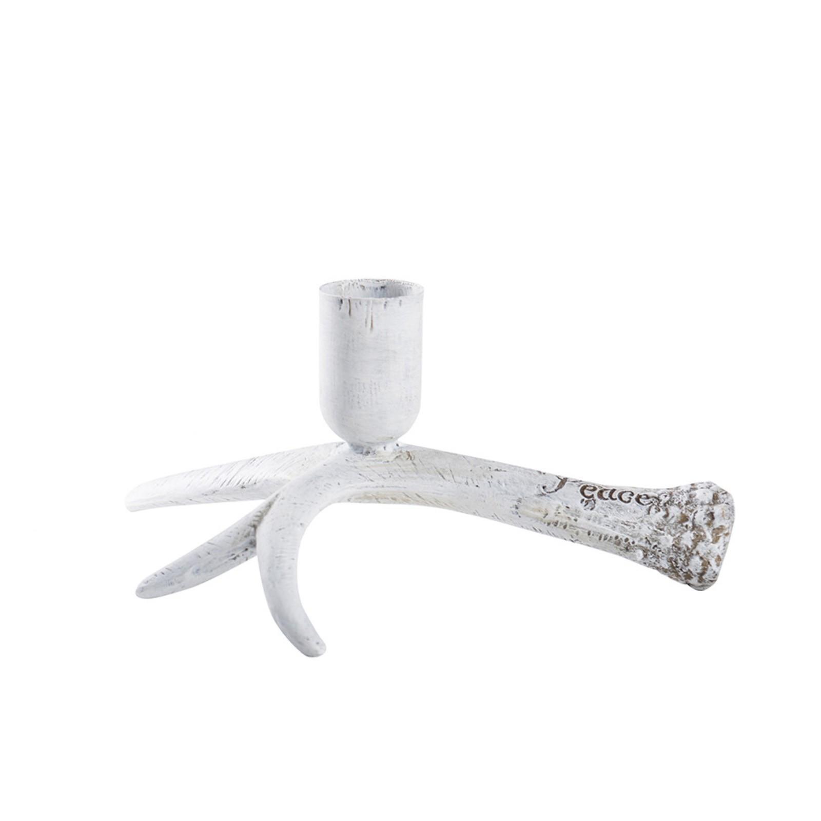 

Candlestick Decoration, Vintage Candlestick Base, Candlestick Table Gift Crafts One Size білий