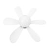 E27 LED Ceiling Fan 400 RPM Flower Shaped Removable 6 Blades Ceiling Fan Lamp with Remote Control