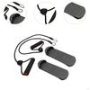 2 Pieces Stair Stepper Pedals Elliptical Machine Foot Accessories with Pull Ropes for Gym