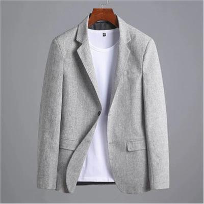 Men's Spring and Fall Thin Section Slim Business Jacket Middle-aged Casual Suit Jacket