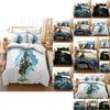 The Legend Of Zelda Cartoon Bedding Set 3pcs Duvet Cover Pillowcase Ultra Soft Fabric