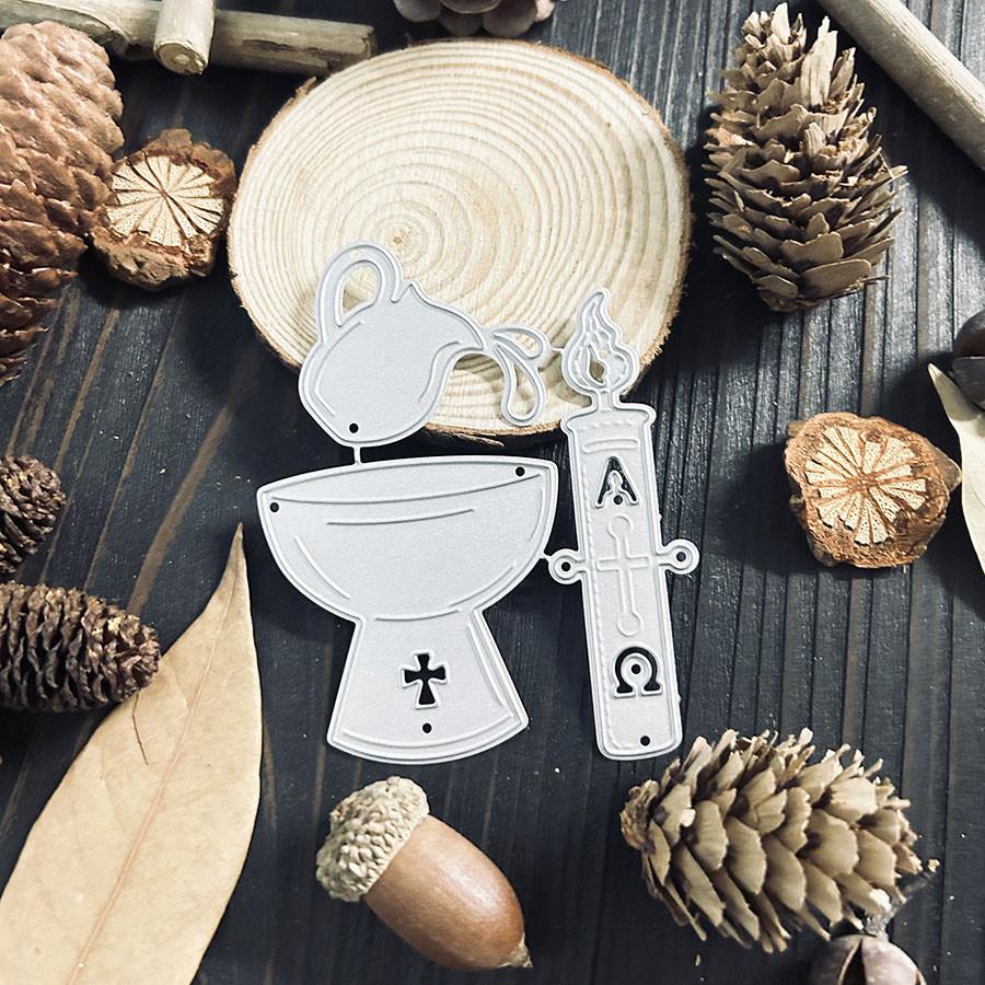 Washbasin Kettle Metal Cutting Dies Stencil for DIY Scrapbooking Photo Album Embossing Paper Cards Crafts Diecuts