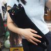 Sleeping Pillow Long Cat Pillow Stuffed Animal Stuffed Cat Dolls Black Cat Plush  Kids Girls