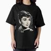 Elegant Vintage Woman Portrait T-Shirt Oversized T-Shirt