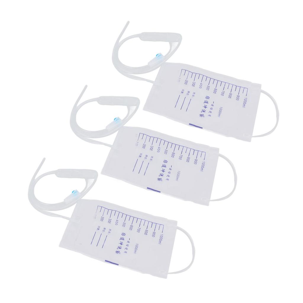 20pcs Enema Bag Kit 1000ml Improve Constipation Disposable Hygienic Colon Enema Cleansing Bag for