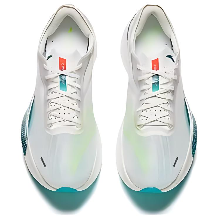 Anta C202 5 GT Round Head Comfortable Shock Absorbing Non-Slip Wear-Resistant Low-Top Running Shoes Men Sneaker White Blue 112455560-2