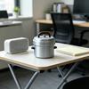 Miniature Pressure Cooker Model 3D Printed Tiny Cookware Ornament with Decompression Button Stress Relief Fidget Toy for Office Desk Decor
