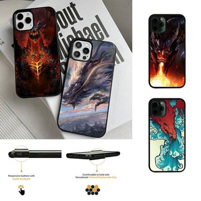 Cool Dragon Art Phone Case For Iphone 13 12 Mini 11 Pro Max 7 8 Plus X Xs Max XR PC Hard Silicone Cover Shell
