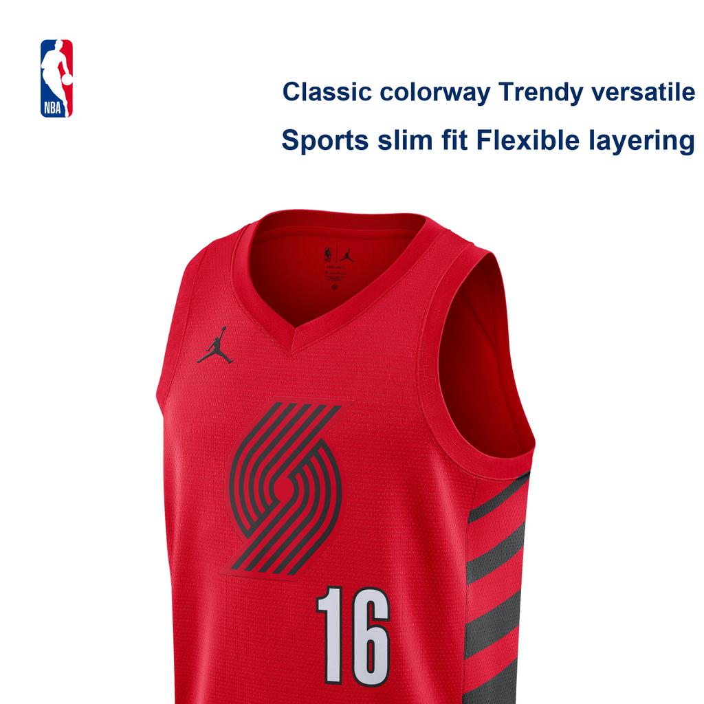 Jordan Swingman Trail Blazers Yang Huan Sen SW Fan Edition 16 Jersey Unisex Jerseys DO9541-661