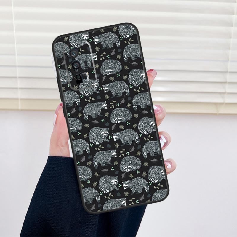 Raccoon Animal Cover For Xiaomi 11T 12T 13T 14T Pro 13 14 15 Ultra POCO X7 X6 Pro X3 X5 F5 F6 M6 Pro Case