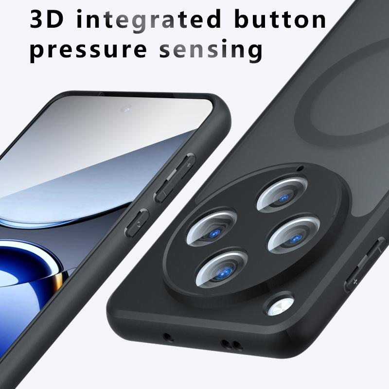 For Oppo Find X8 Pro Case Matte Magsafe Drop-proof Built-in Airbag Corner Non-yellowing Material Soft Cover