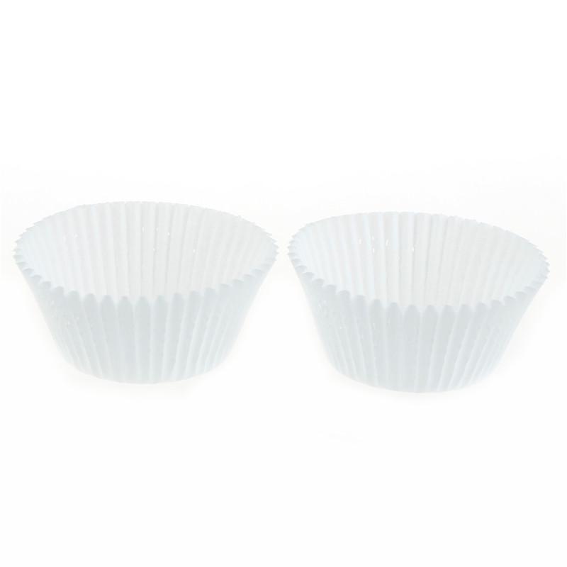 100Pcs White Cupcake Paper Cases Cupcake Paper Cups For Bakeware Cake Tools