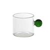Mini Japanese Kung Fu Glass Tea Cup with Wooden Handle