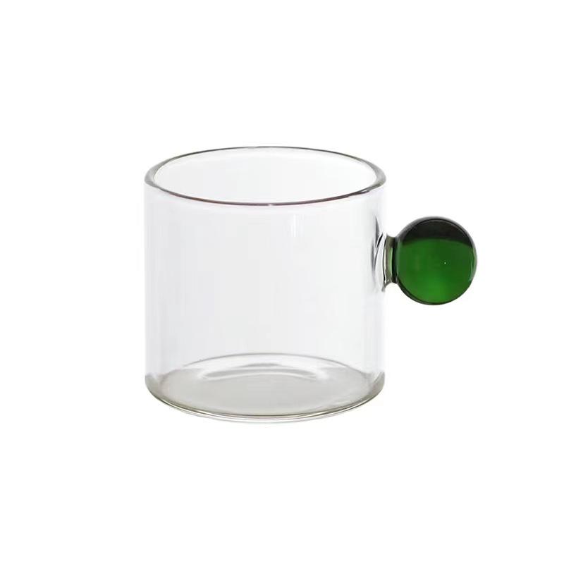 Mini Japanese Kung Fu Glass Tea Cup with Wooden Handle