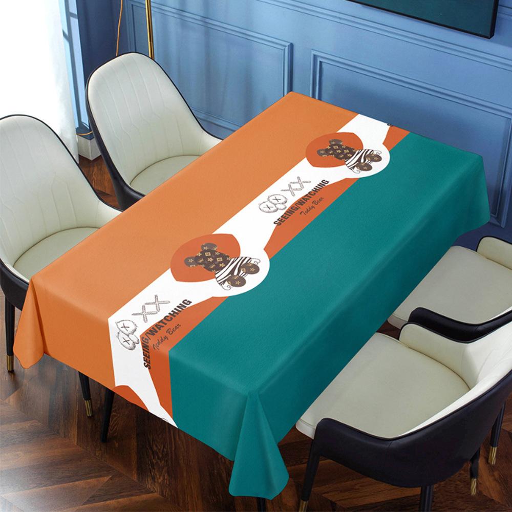 

Waterproof and oil-proof ins wind rectangular coffee table tablecloth dining table cloth household modern and simple 45x60cm 1 piece
