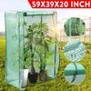Include Iron Shelf Greenhouse Portable Plastic Bird Pest Control Garden Plant Insulation Greenhouse Cover Outdoor 59x39.4x19.7""