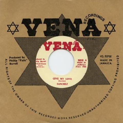 

7inch Record SANCHEZ - Give My Love DSRPFB708 Vena/Dub Store 1988 Japan Reggae, Ska & Dub