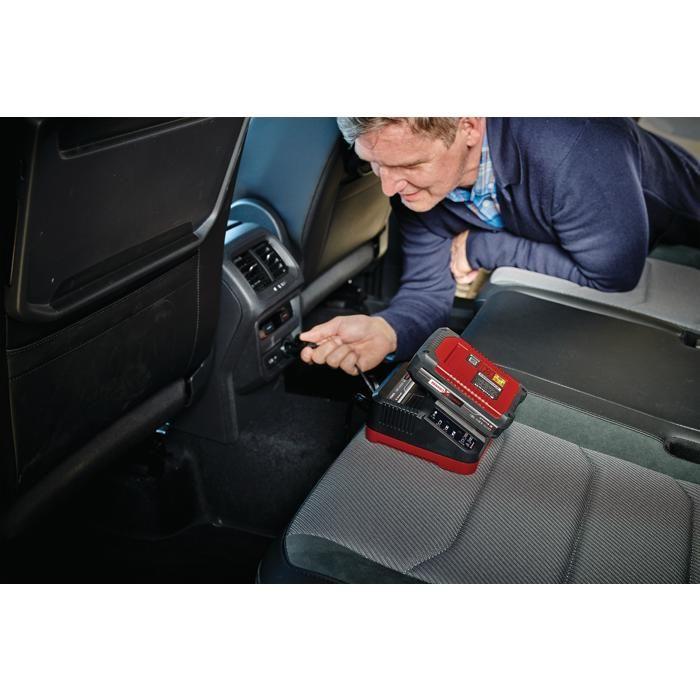 Einhell chargeur power x-car charger 3 a pxc (18 v, connecteur 12 v)