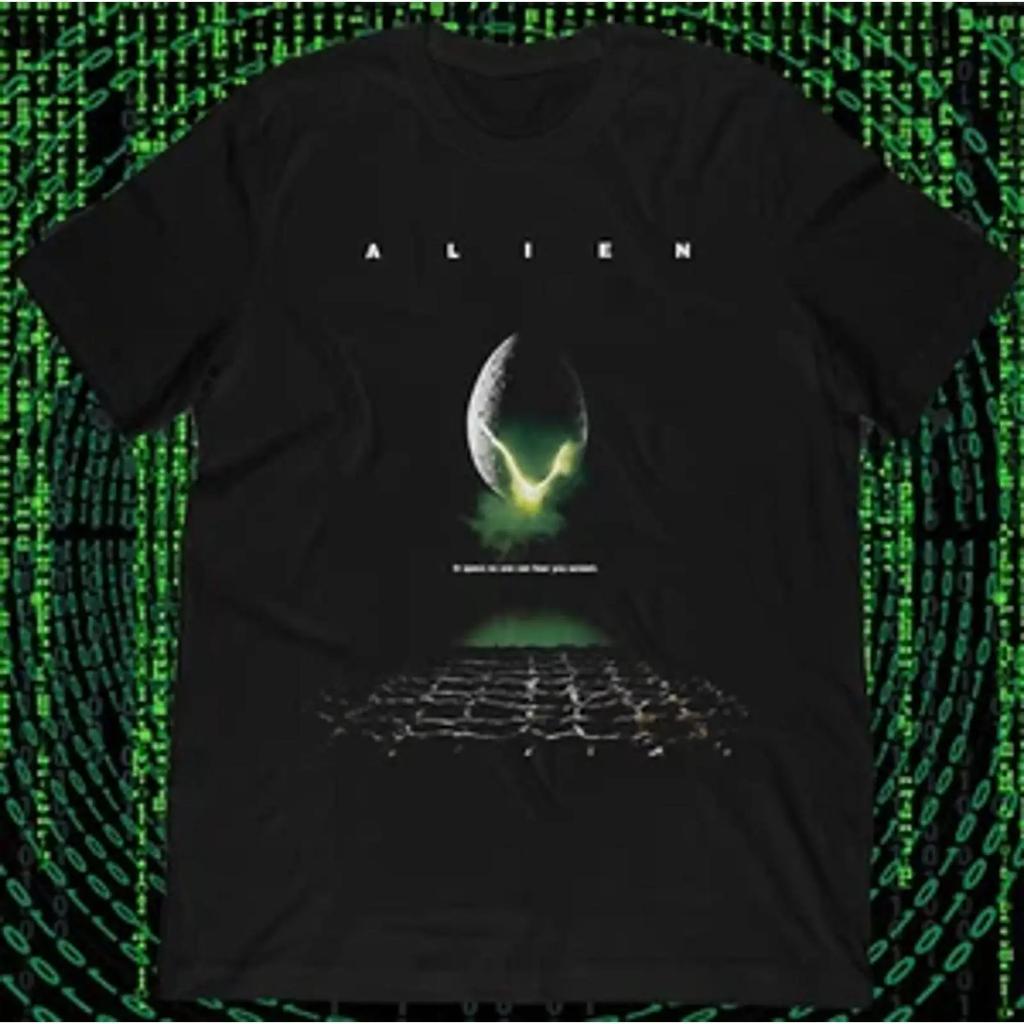 Neu Alien 1979 T Shirt Schwarz Baumwolle Alle Gren S 2345xl 1d855 Vintage Unisex Streetwear Breathable Stretched