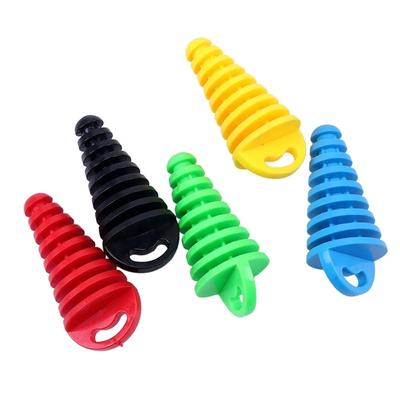 1PC Tappo per tubo di scarico Moto Motocross Tubo di scappamento Tappo di spurgo aria in gomma Silenziatore di scarico Tappo di lavaggio Protezione per tubo