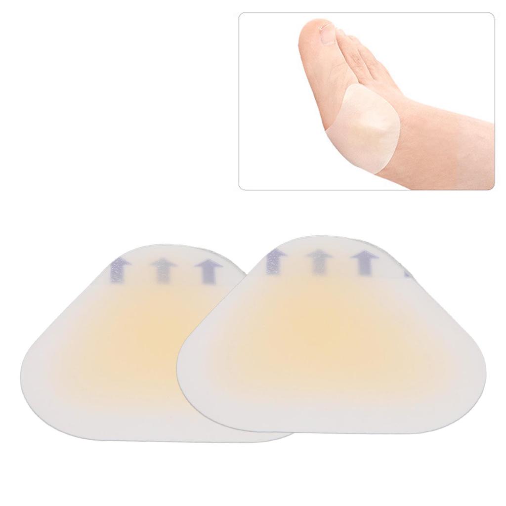 10 Stück Blasenpflaster, Mehrzweck-Blasenpflaster, dünnes Licht, verhindert Abrieb, Gel-Klebe-Blasenpflaster für die Ferse 
