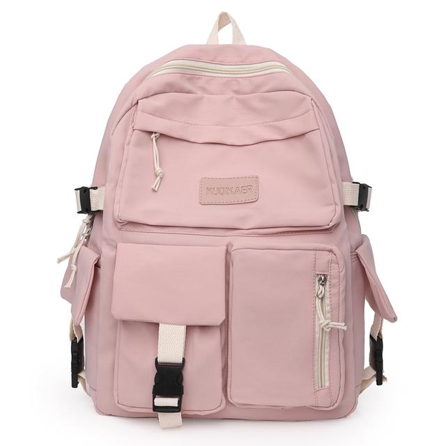 Travel Backpacks Bookbag for Women & Men Boys Girls School College Students Backpack Durable Water Resistant Pink