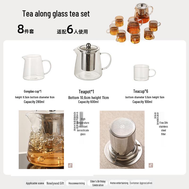 Chayan Glass Kung Fu Tea Set