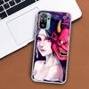Japanese Oni Hannya Demon Mask Phone Case For Xiaomi Redmi Note 10 9 8 11 Pro 10S 11T 11S 9S 8T 7 6 5 9A 9C 9T 8A 7A Print Cover