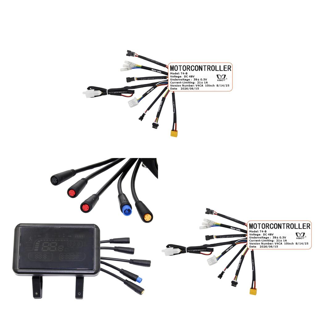 For Xbot-t4 48v Scooter Controller Display Screen For Electric Skateboard Dashboard With Waterproof Technology For Commuters