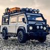 1:32 Land Rover Defender Βαν Εκτός Δρόμου Κράμα Χυτό Μέταλλο Μοντέλο Αυτοκινήτου Ήχος & Φως Συλλεκτικά Χόμπι Δώρα Γενεθλίων Για Αγόρι Παιδιά